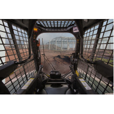 Аренда мини-погрузчика Bobcat S530 с вилами