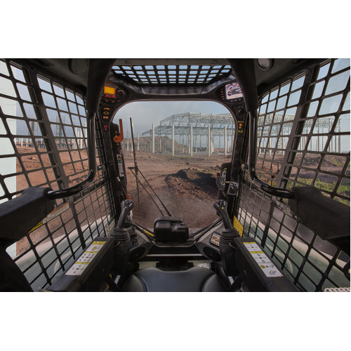 Аренда мини-погрузчика Bobcat S530 с вилами