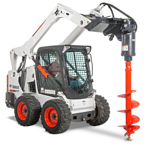 Аренда мини-погрузчика Bobcat S530 с гидробуром